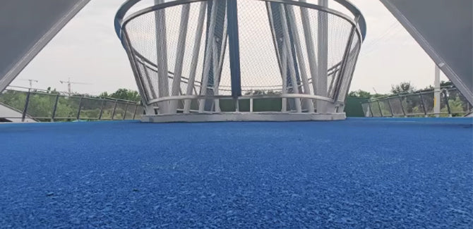 PMMA colored pavement