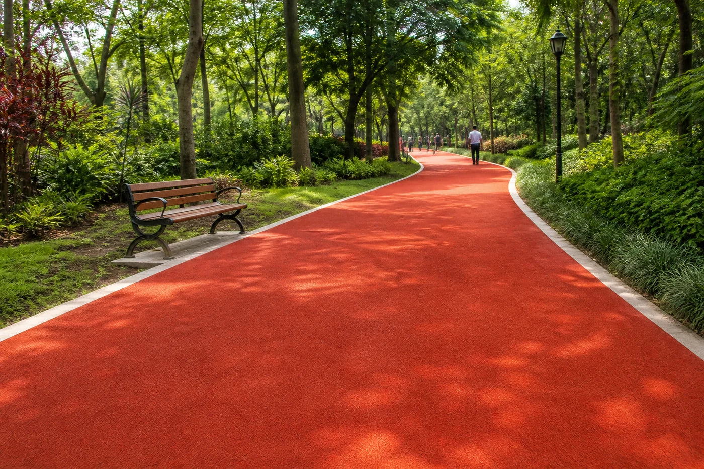 A Better Path Through Nature: Colored Surfacing for Park Walkways