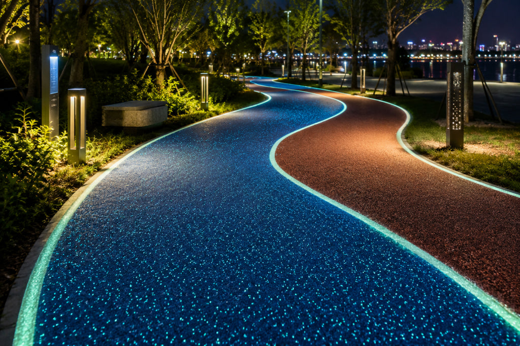 Where Color Meets Light: Luminous Pathway Surfacing