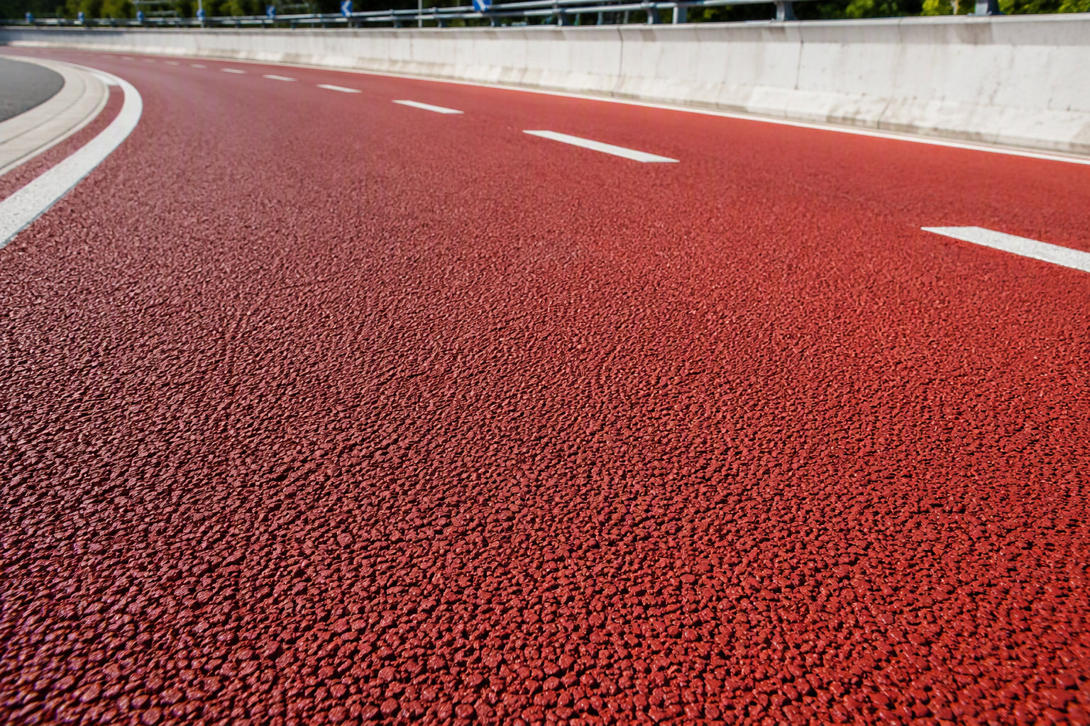 High-friction surfacing for expressways