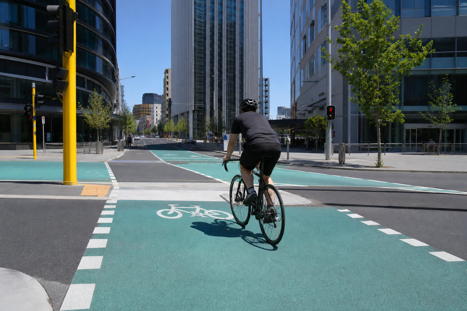 Why Cities Choose Colored Pavement for Bike Lanes?
