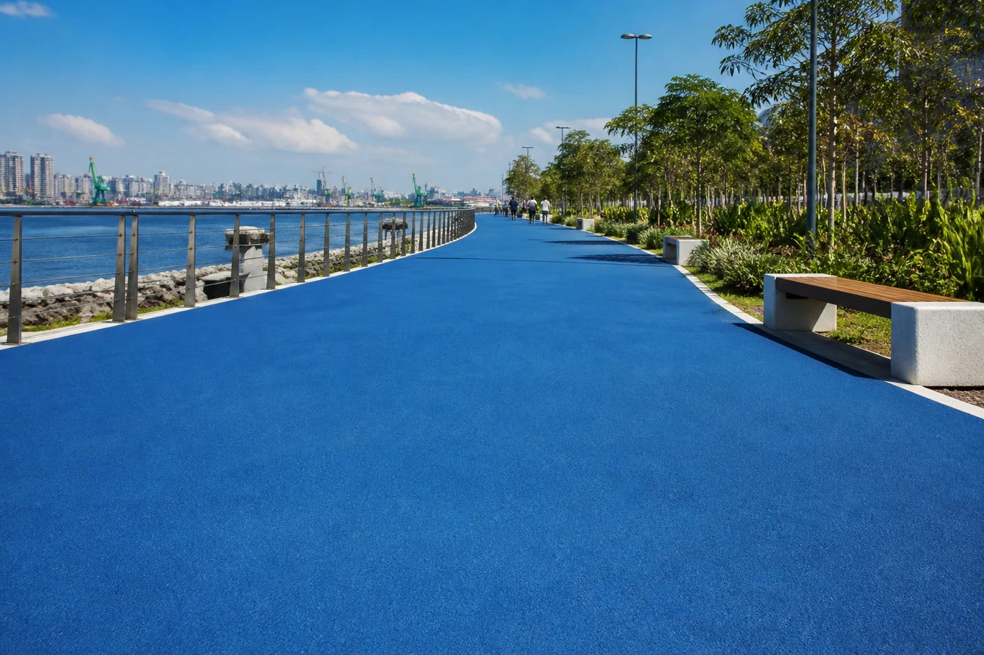 Why Choose Colored Surfacing for Waterfront Promenades?