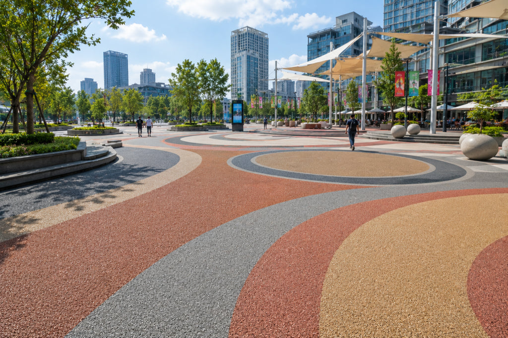 Anti-Slip Surfacing for Public Plazas
