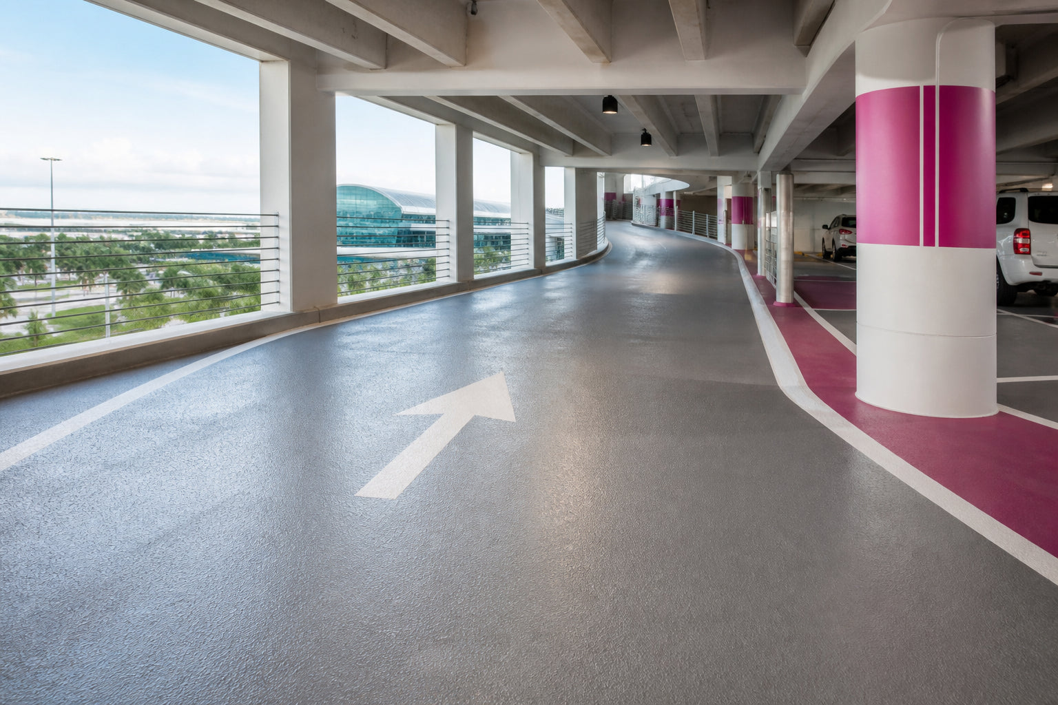 From Arrival to Parking: Clearer Routes with Colored Surfacing