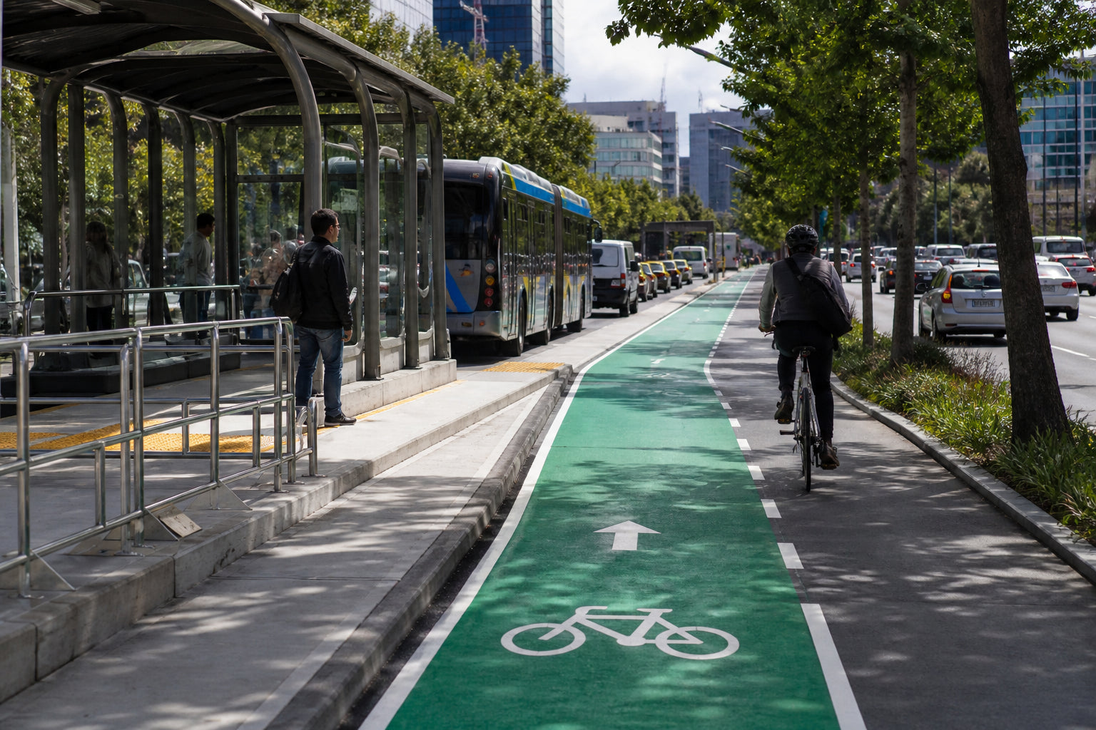 How Can Colored Anti-Slip Surfacing Improve Bicycle Crossings at City Intersections?