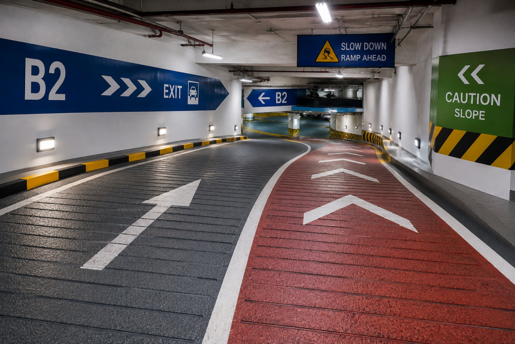 Built for the Slope: High-Friction Parking Ramp Surfacing