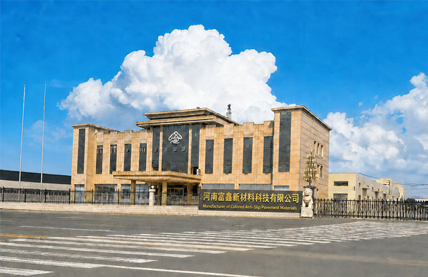 FUXIN colored anti-skid pavement materials manufacturing facility