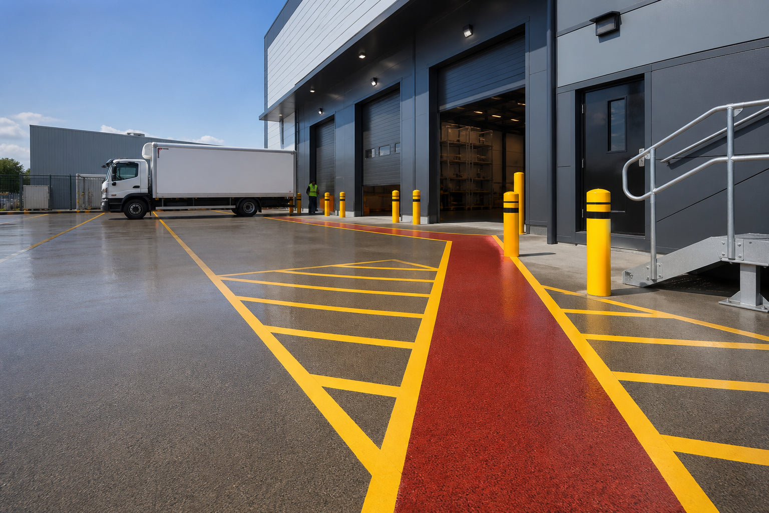 Why Do Loading and Service Bays Need Anti-Slip Surfacing?