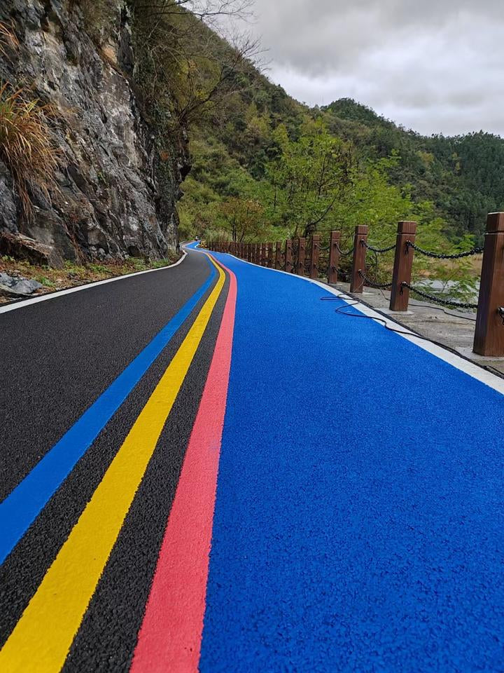 Why colored anti-slip paths?