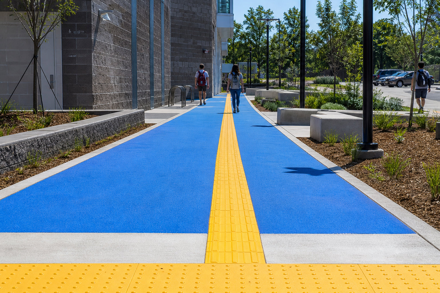 School Walkway Surfacing: Safe, Colorful and Durable